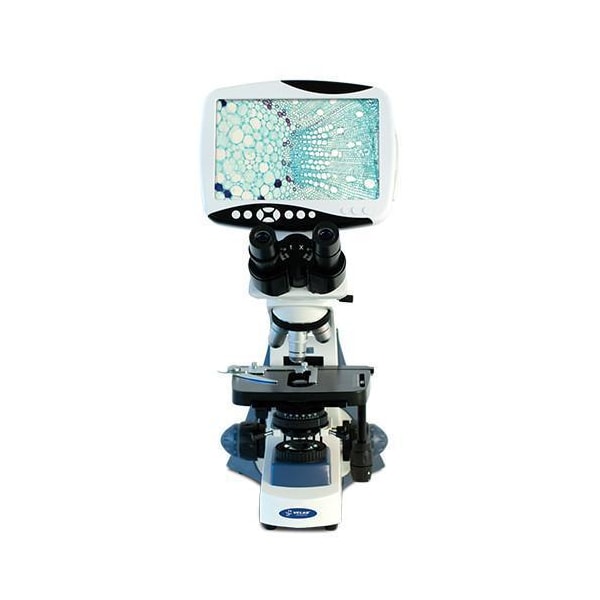 VE-653 Binocular Digital Microscope with Integrated 9" LCD Display